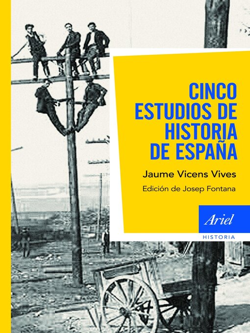 Title details for Cinco estudios de Historia de España by Jaume Vicens Vives - Available